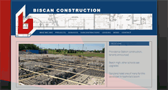 Desktop Screenshot of biscanconstruction.com